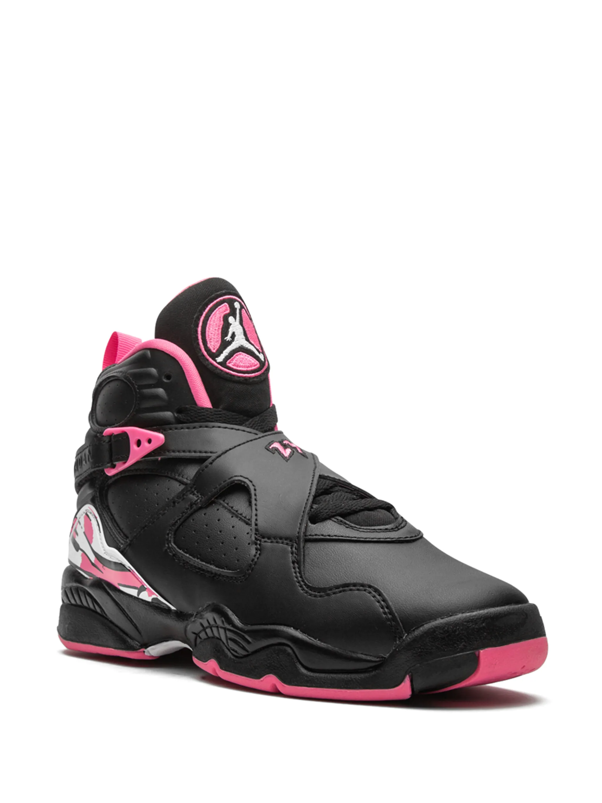 Кроссовки Air Jordan 8 Retro Jordan Kids, черный — фото 2