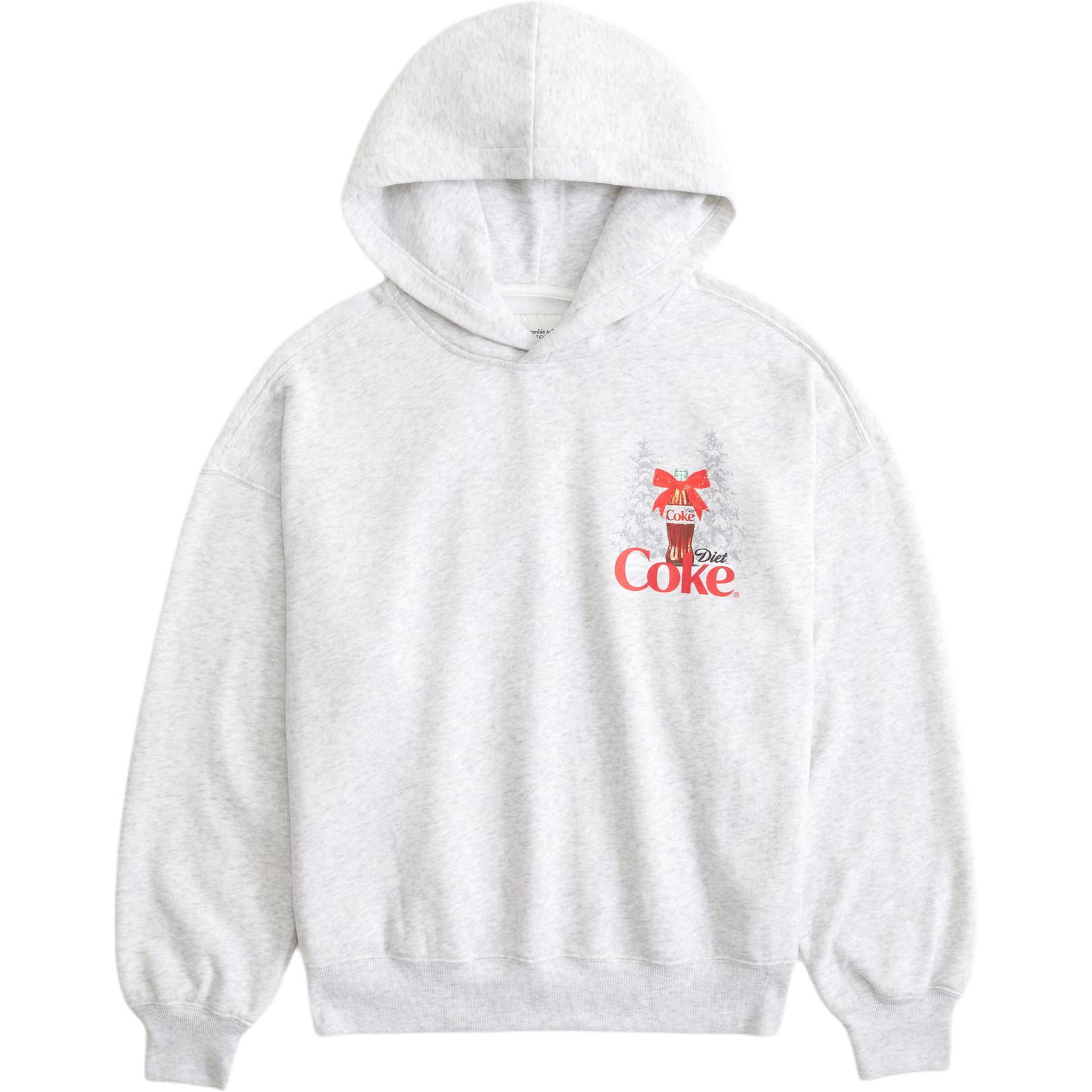 

Свитшот женский Abercrombie＆Fitch, светло-серый