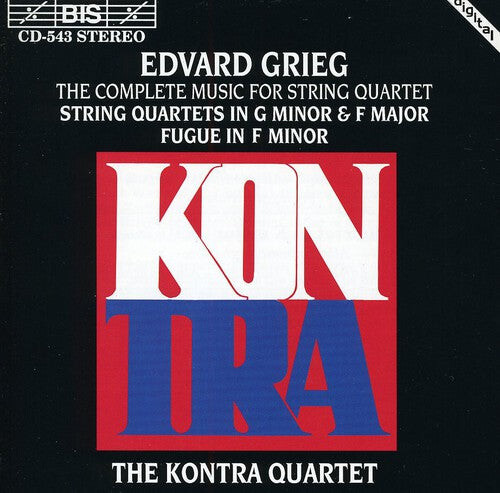 

CD диск Grieg / Kontra Quartet: Complete Music from String Quartet