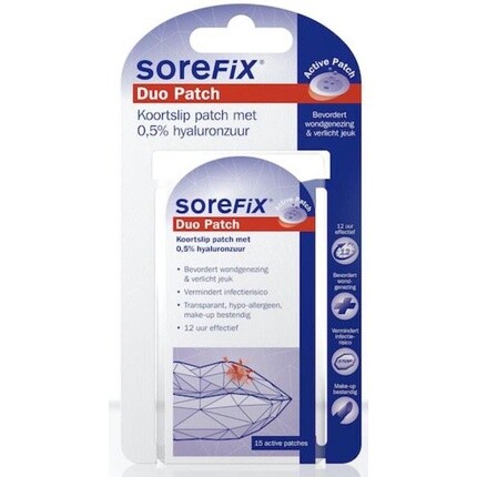 

Пластырь от простуды на губах Duo 15 шт. Sorefix