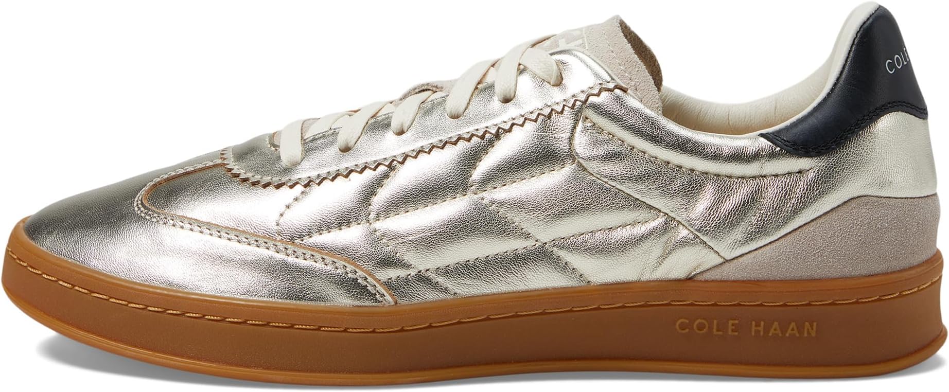 Кроссовки Cole Haan Grandpro Breakaway Sneakers, Gold/Birch/BlackSee Less — фото 4
