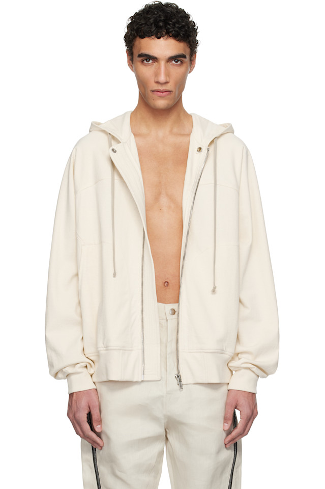 

Ветровка с капюшоном Hollywood Rick Owens, цвет natural