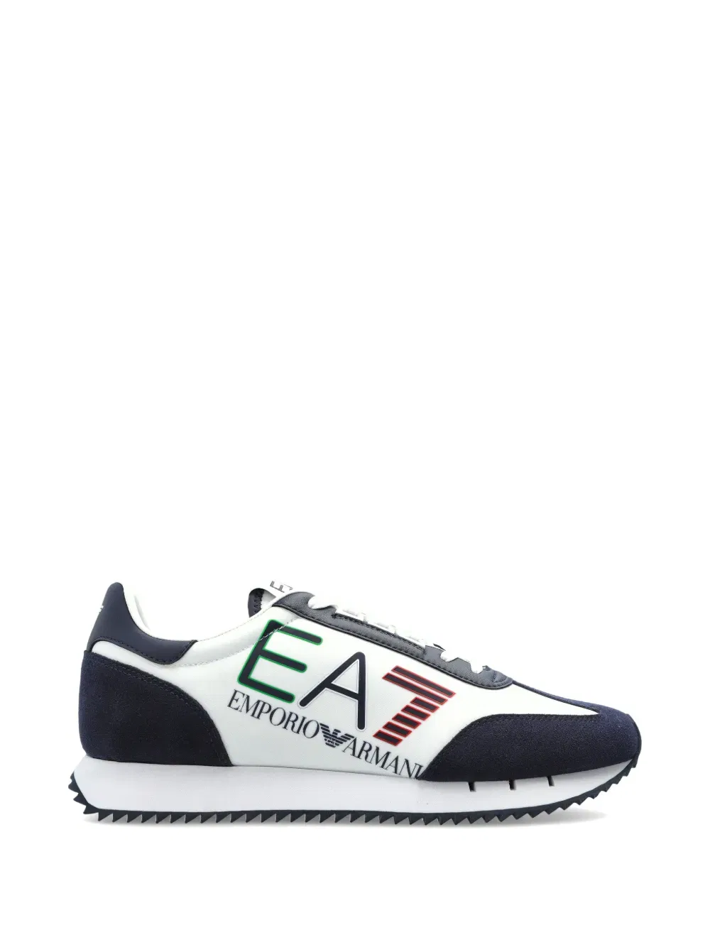 Кожаные кроссовки с логотипом Ea7 Emporio Armani, белый