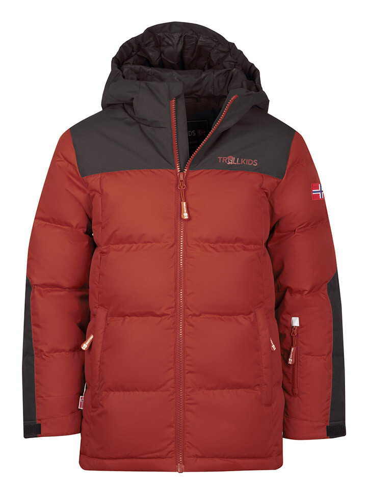 

Пуховик Trollkids Narvik XT, красный