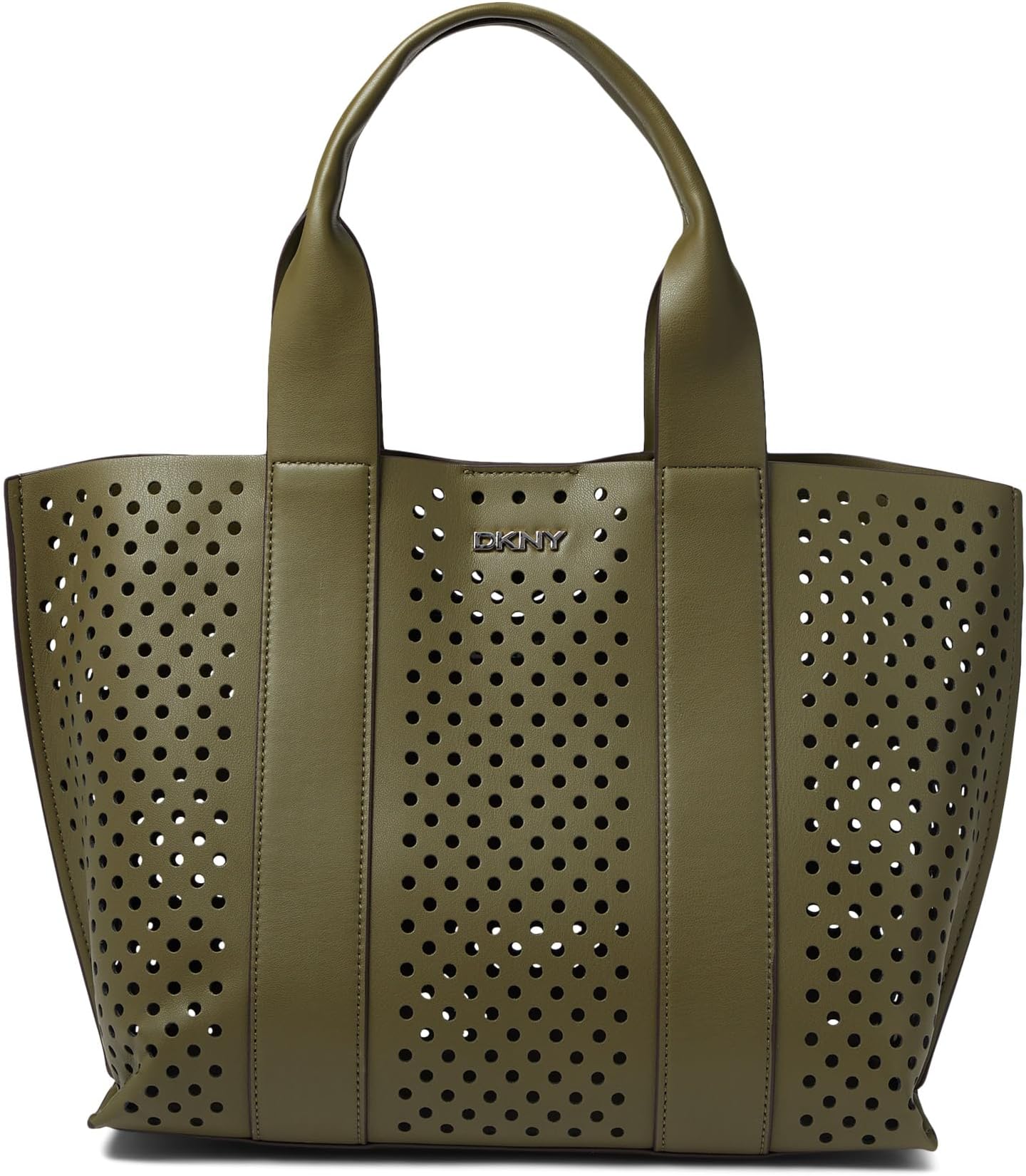 

Сумка-тоут DKNY Dakota Medium Tote, цвет Military Green/Silver