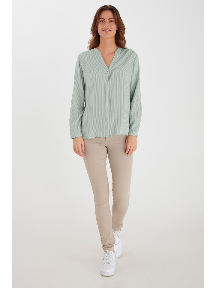 

Рубашка с длинными рукавами BYFABIANNE, стандартный крой, цвет Iceberg Green Mix b. young