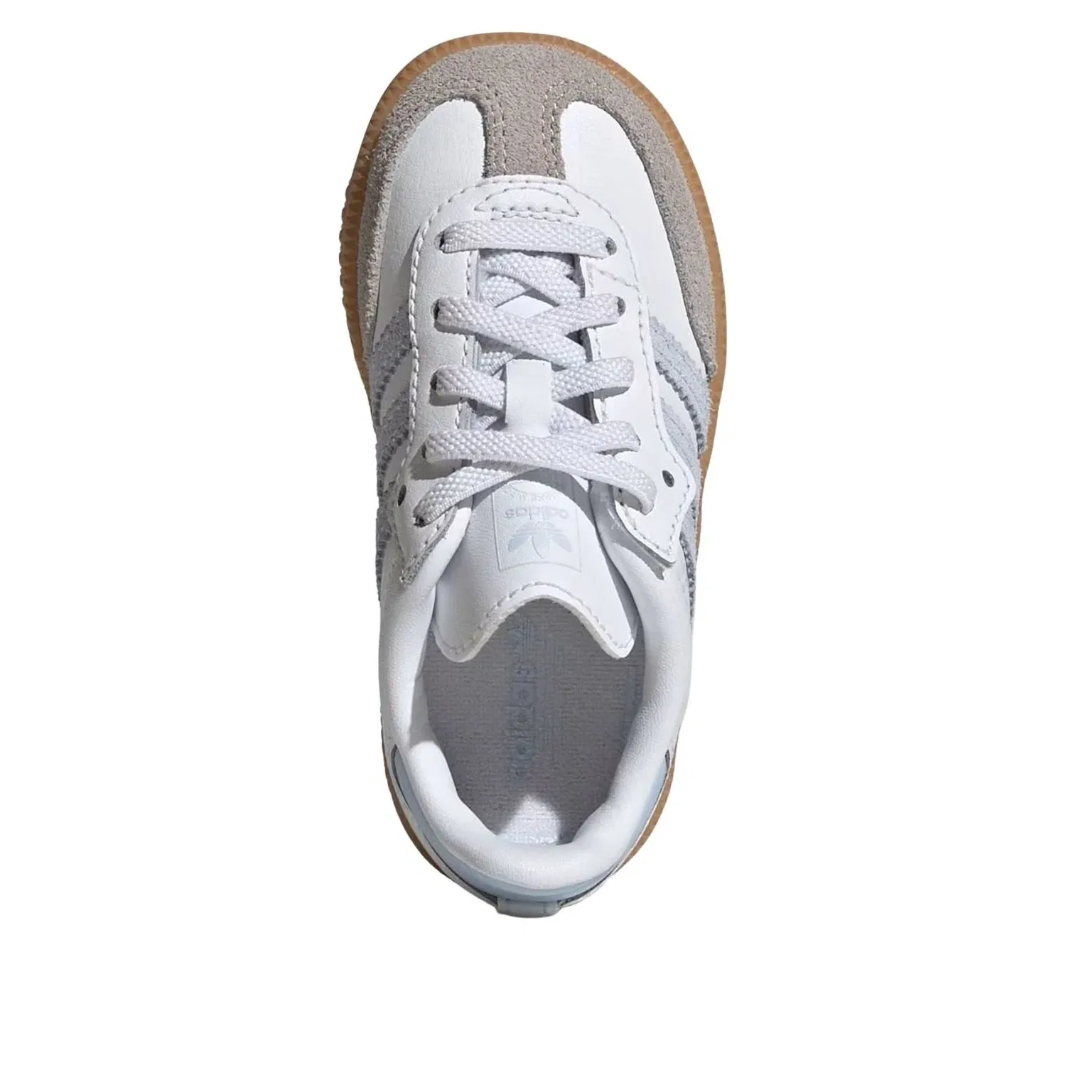 Кроссовки Adidas Samba OG 'White Crystal Sky Gum' JQ2029, белый — фото 4