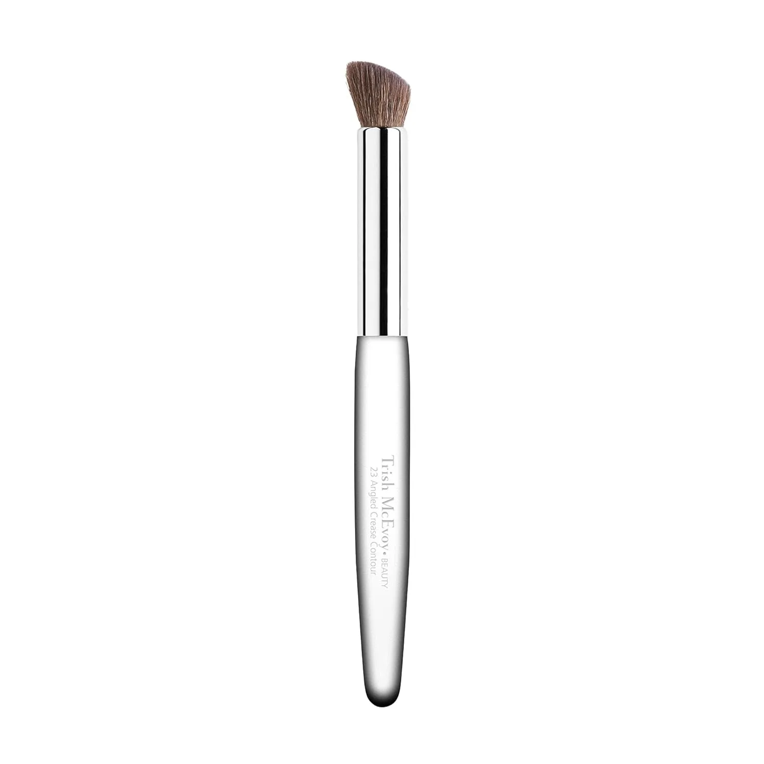 Женская кисть для контурирования скошенной складки века Trish McEvoy Brush 23 Petite 1 шт., brown