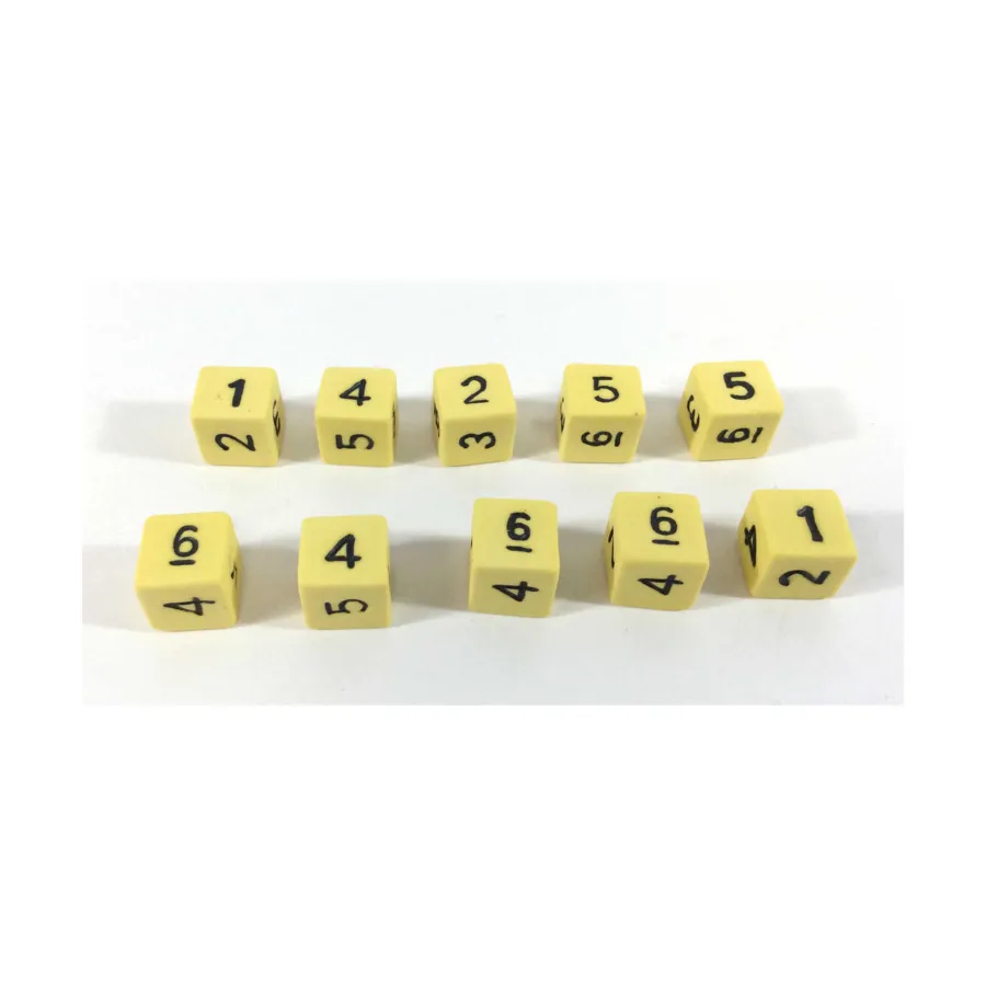 

d6 – Древний свиток черного цвета (10), Ceramic Dice Sets (Crit Hit Ceramics)