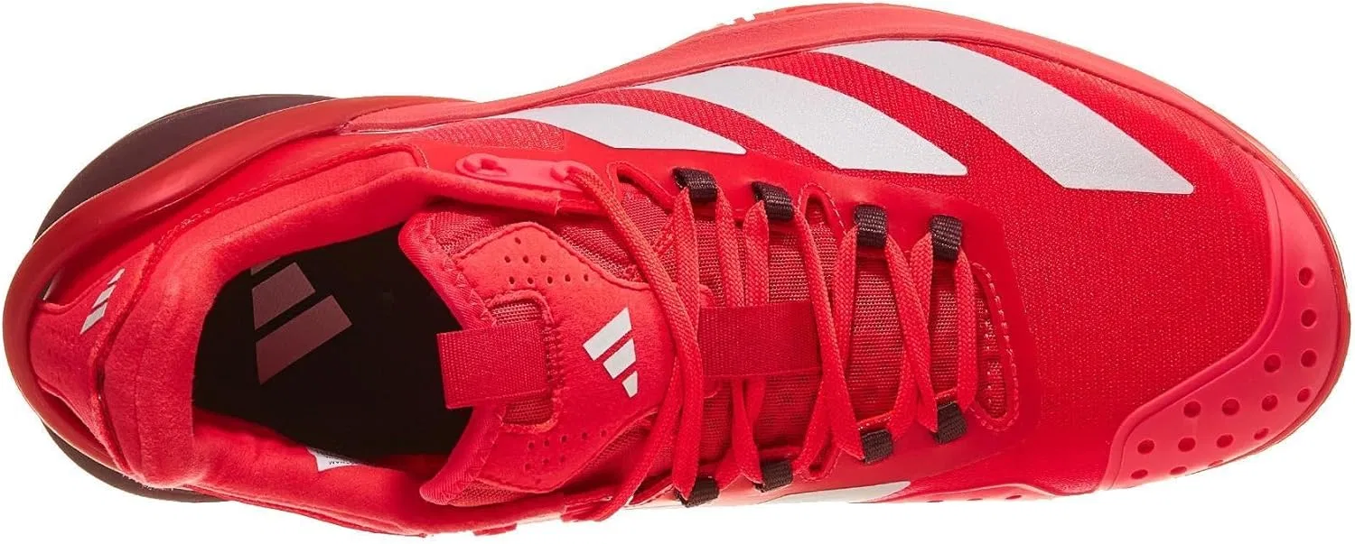 Кроссовки для тенниса Adidas Adizero Cybersonic 2, Lucid Red/Zero Metallic/Aurora Ruby — фото 4