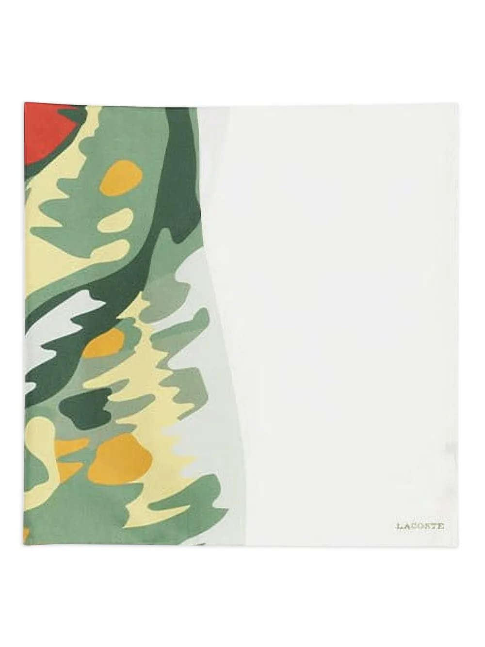 

Платок с принтом Lacoste, белый