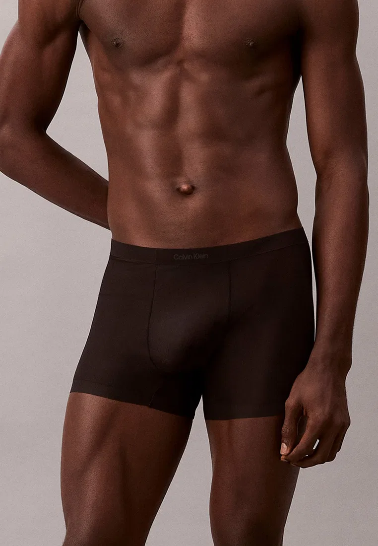Трусы, микрофибра сетка, Calvin Klein, черный