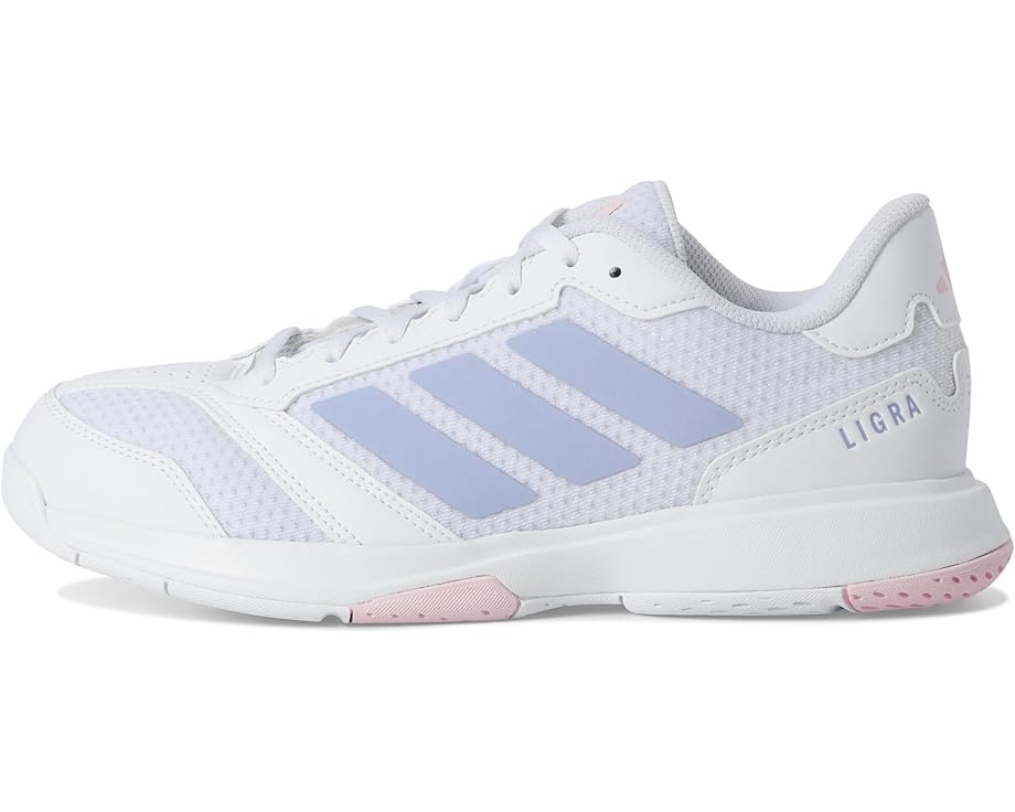 Кроссовки adidas Ligra 8 Volleyball Shoes, цвет White/Violet Tone/Clear Pink — фото 4