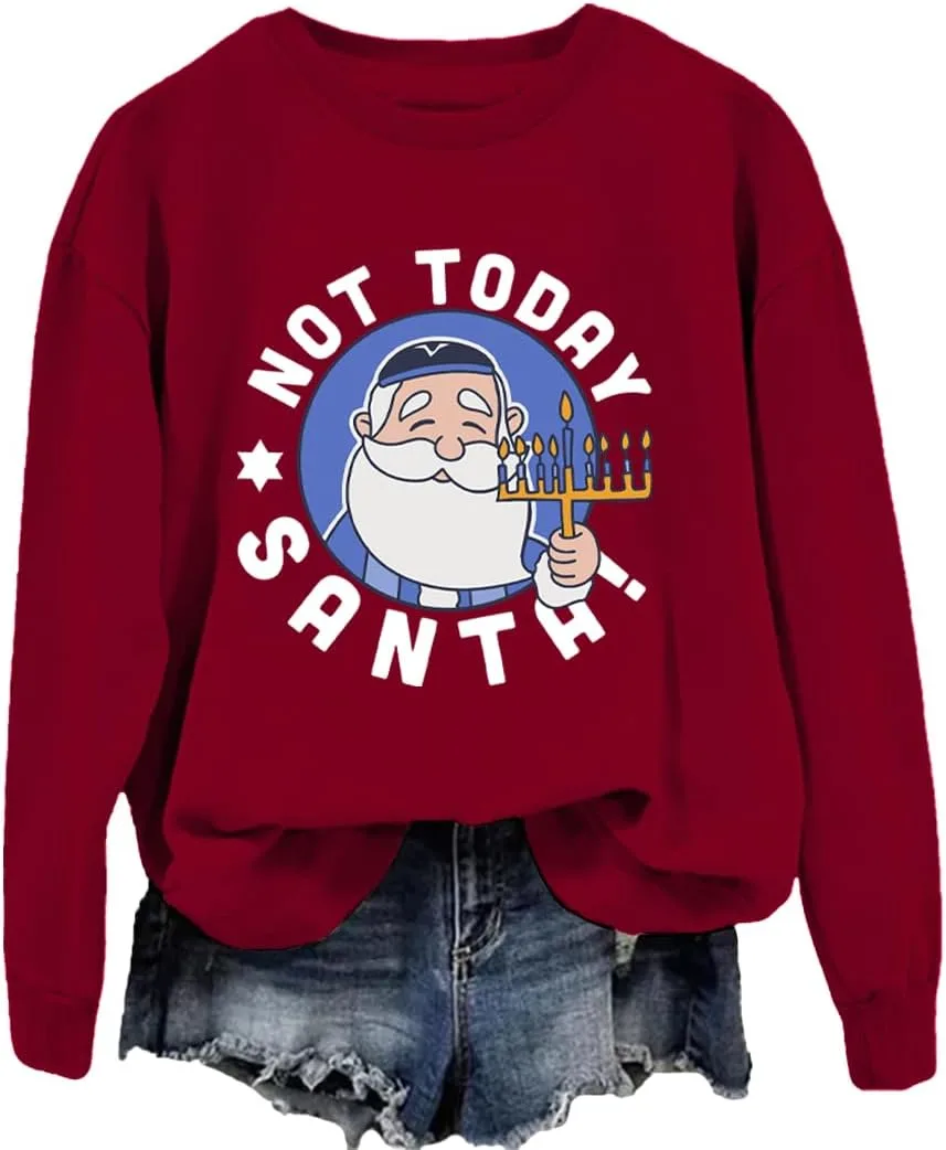 

Толстовка Not Today Santa JIONOCY