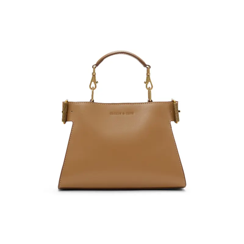 

Charles&Keith Женская сумка из искусственной кожи Noir, черный/темно-коричневый/темно-коричневый/песочный