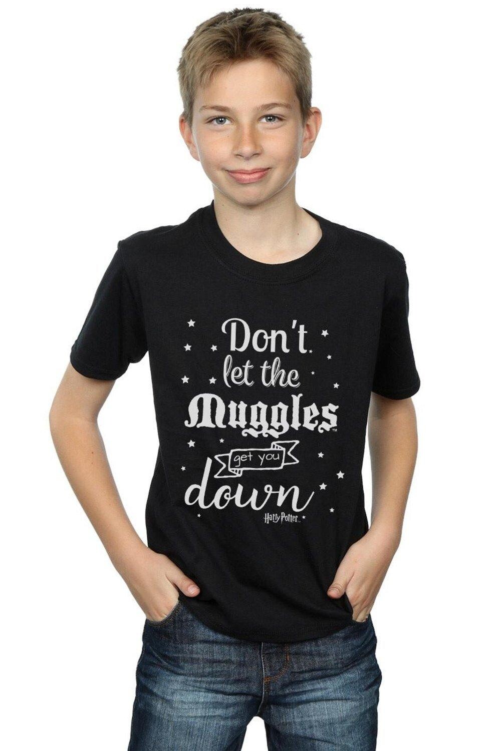 

Футболка «Не позволяй маглам» Harry Potter, черный