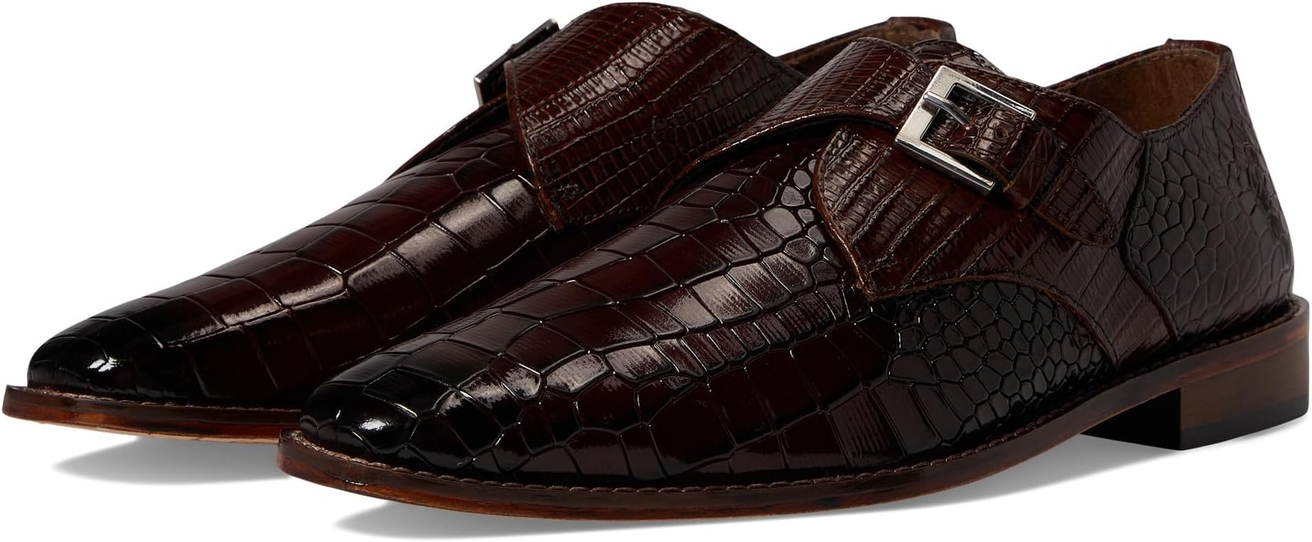 

Оксфорды Rapino Monk Strap Stacy Adams, цвет Cognac