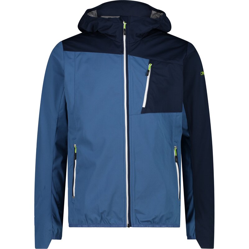 

Funktionsjacke мужская куртка с фиксирующим капюшоном Cmp, синий