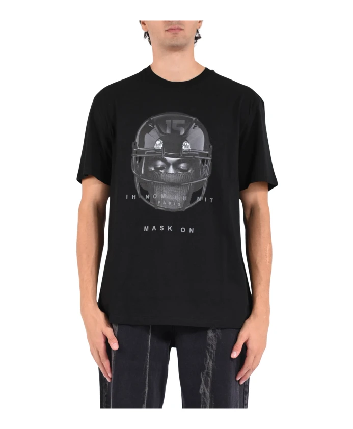 

Футболка с изображением шлема НФЛ Ih Nom Uh Nit, черный