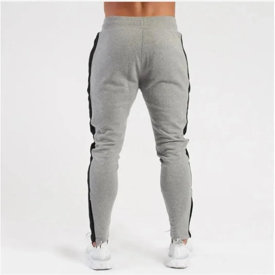 Мужские спортивные брюки Casual с медленным многослойным карманом и дизайном со вставками Generic, Picture Color2 — фото 4