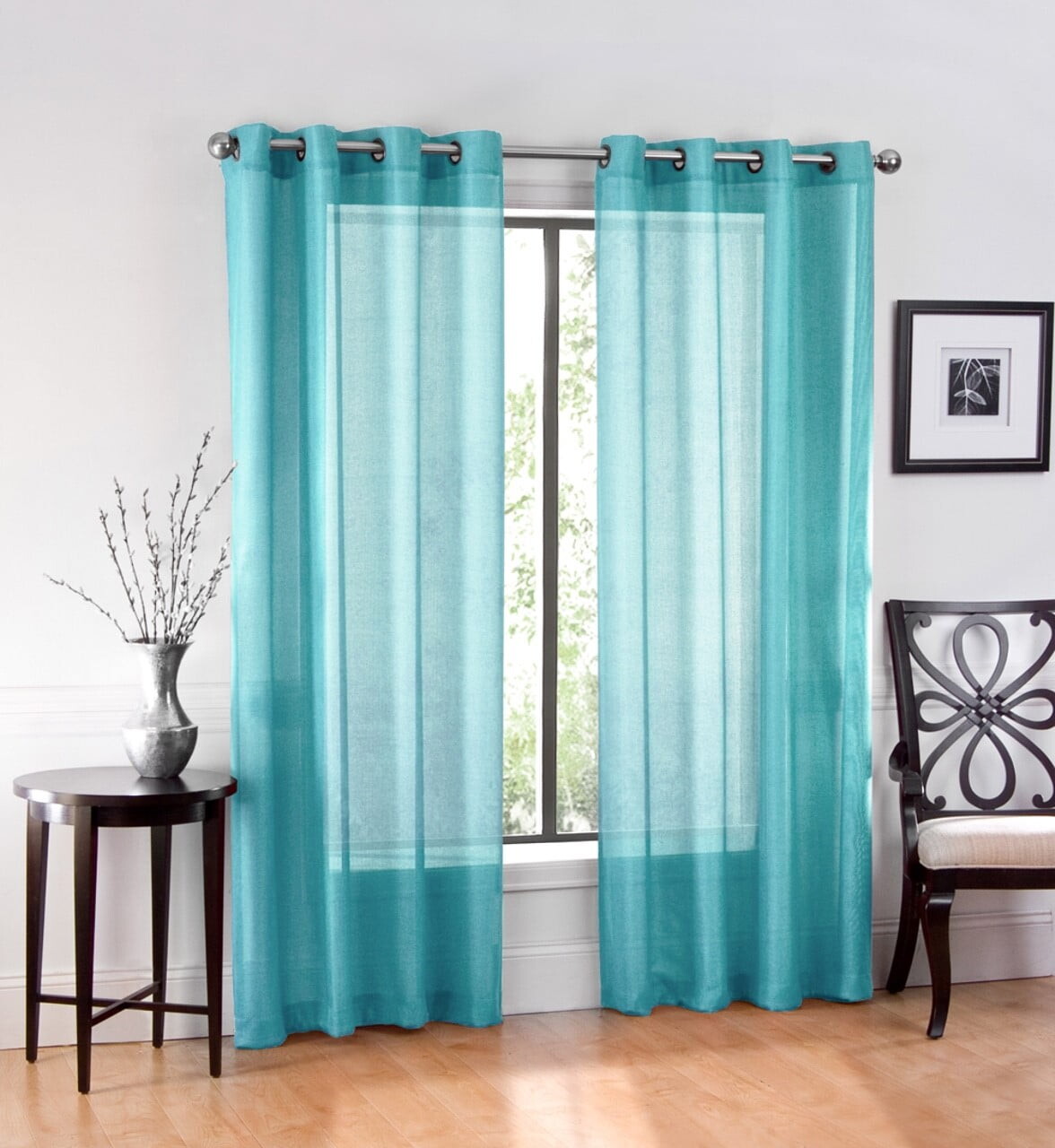 

Шторы с люверсами Ruthies Textile, бирюзовый