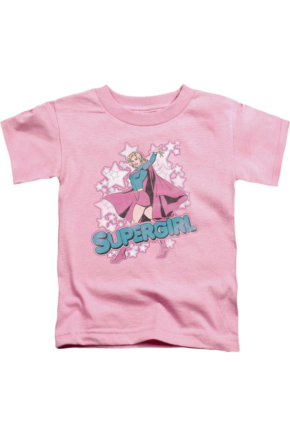 

Футболка с коротким рукавом для малышей DC Comics "Я Супергерл" Gildan, розовый