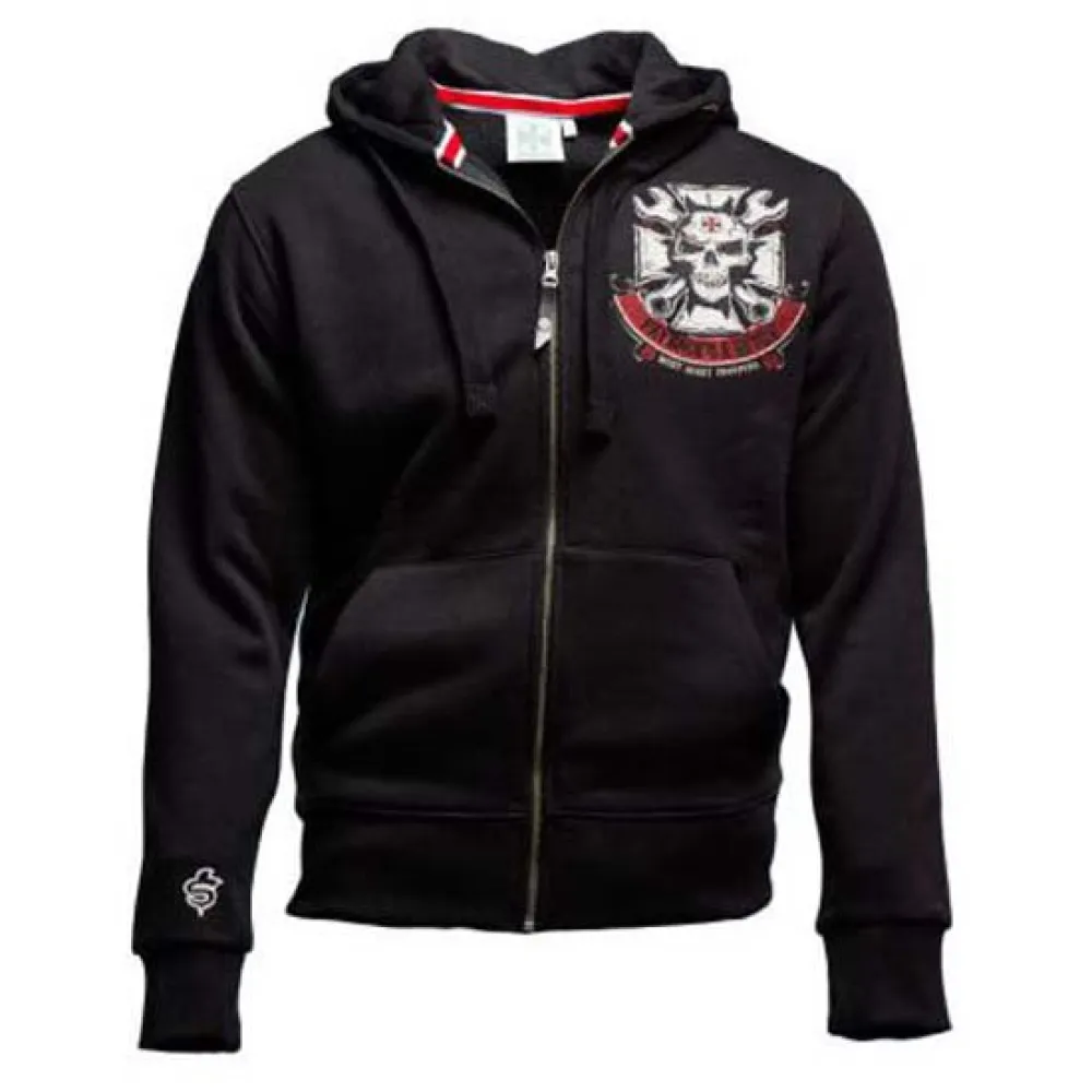 

Толстовка West Coast Choppers Mechanic full zip, черный