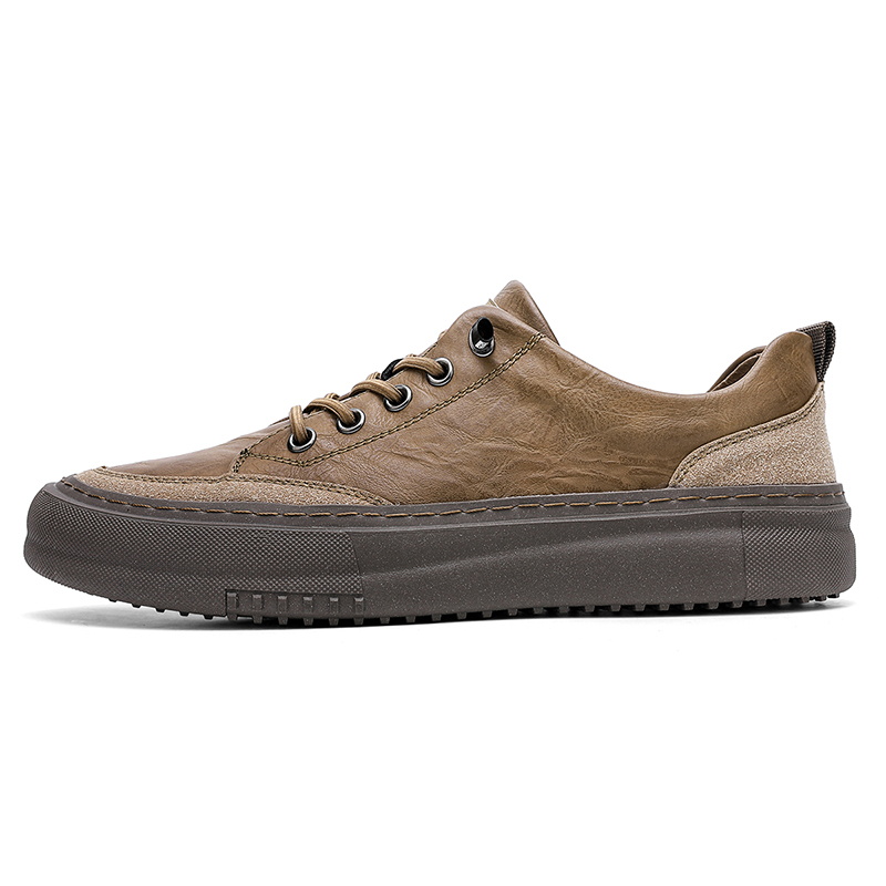 

Jinho Мужские низкие кеды светло-коричневые, цвет Light Brown