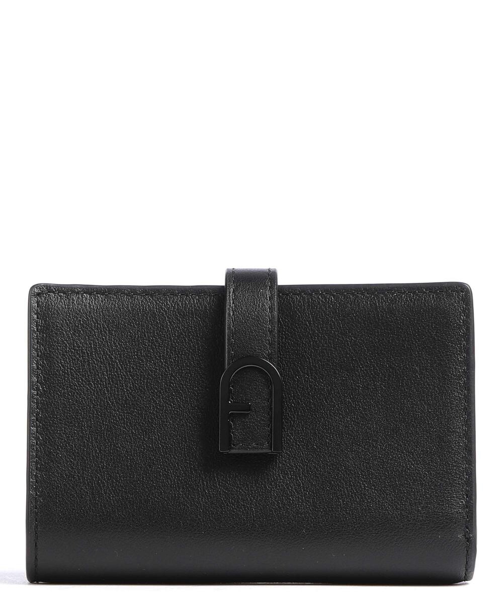 

Кошелек Flow s из мелкозернистой кожи Furla, черный
