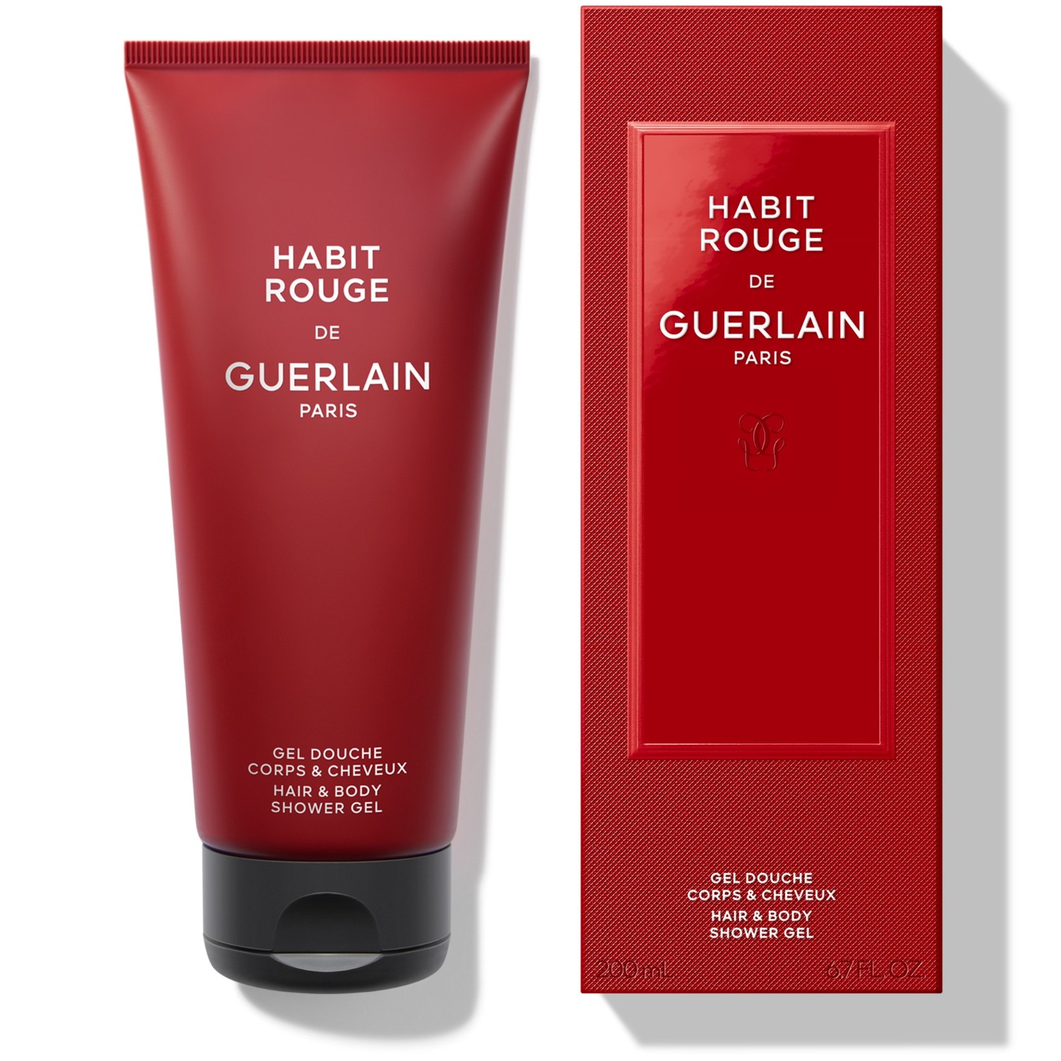 Гель для душа habit rouge gel douche integral Guerlain, объем 200 мл — фото 2