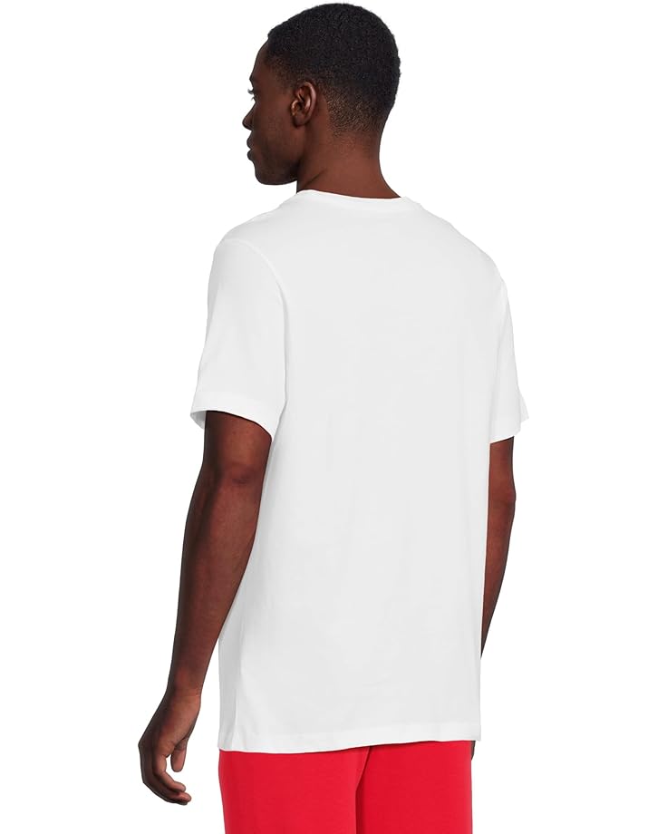 Футболка Nike Sportswear Icon Futura Tee, цвет White/Black/University Red — фото 3