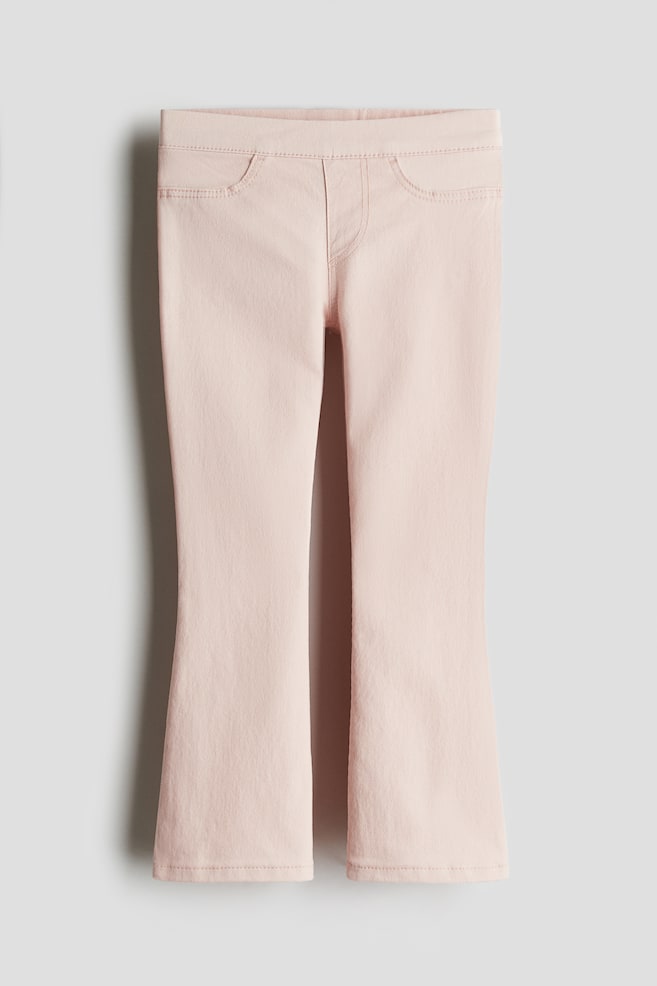

Джинсы супер-эластичные расклешенные H&M, розовый