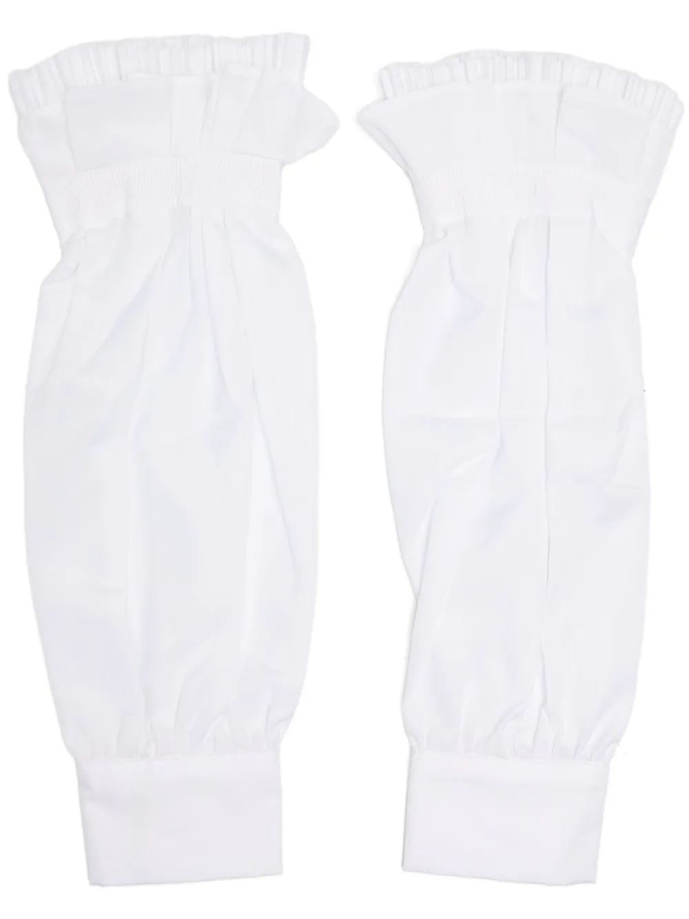 

Плиссированные рукава Shanshan Ruan, белый