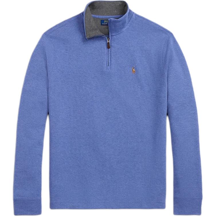 Свитшот с вышивкой Polo Pony Polo Ralph Lauren, синий — фото 3