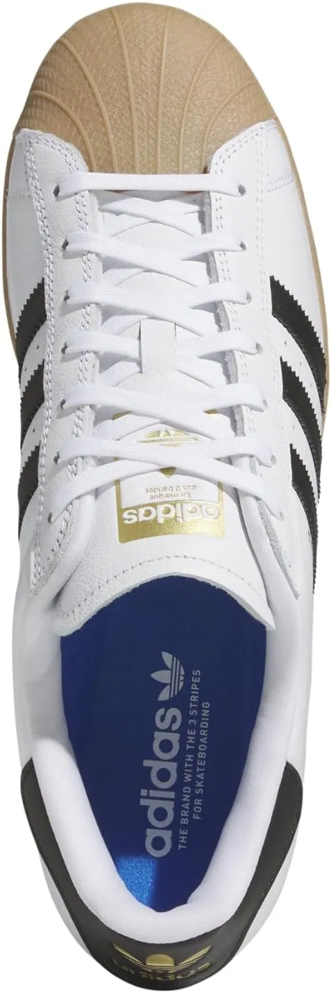Кроссовки мужские adidas Originals Superstar ADV, цвет White/Black/Gum — фото 2