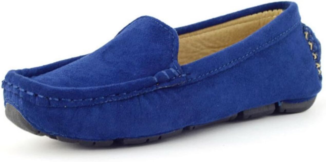 

Детские мокасины из мягкой замши Dadawen, синий