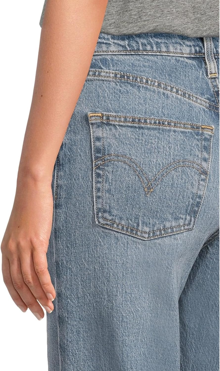 Женские джинсы Levi's Ribcage Straight Ankle, Queen Mother — фото 4