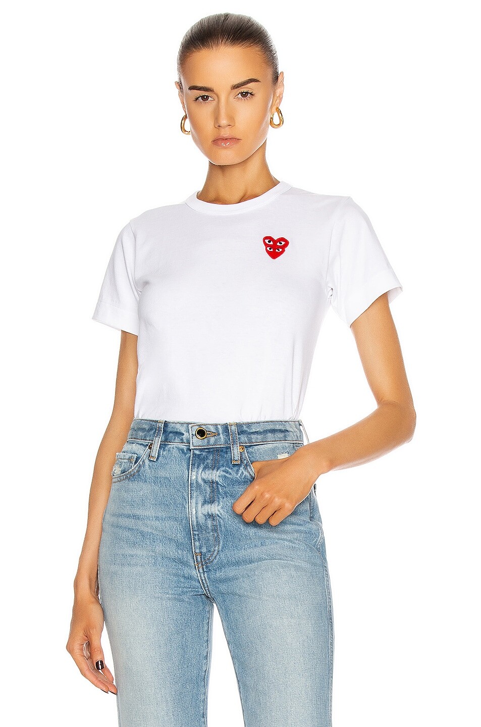 

Футболка COMME des GARCONS PLAY, белый