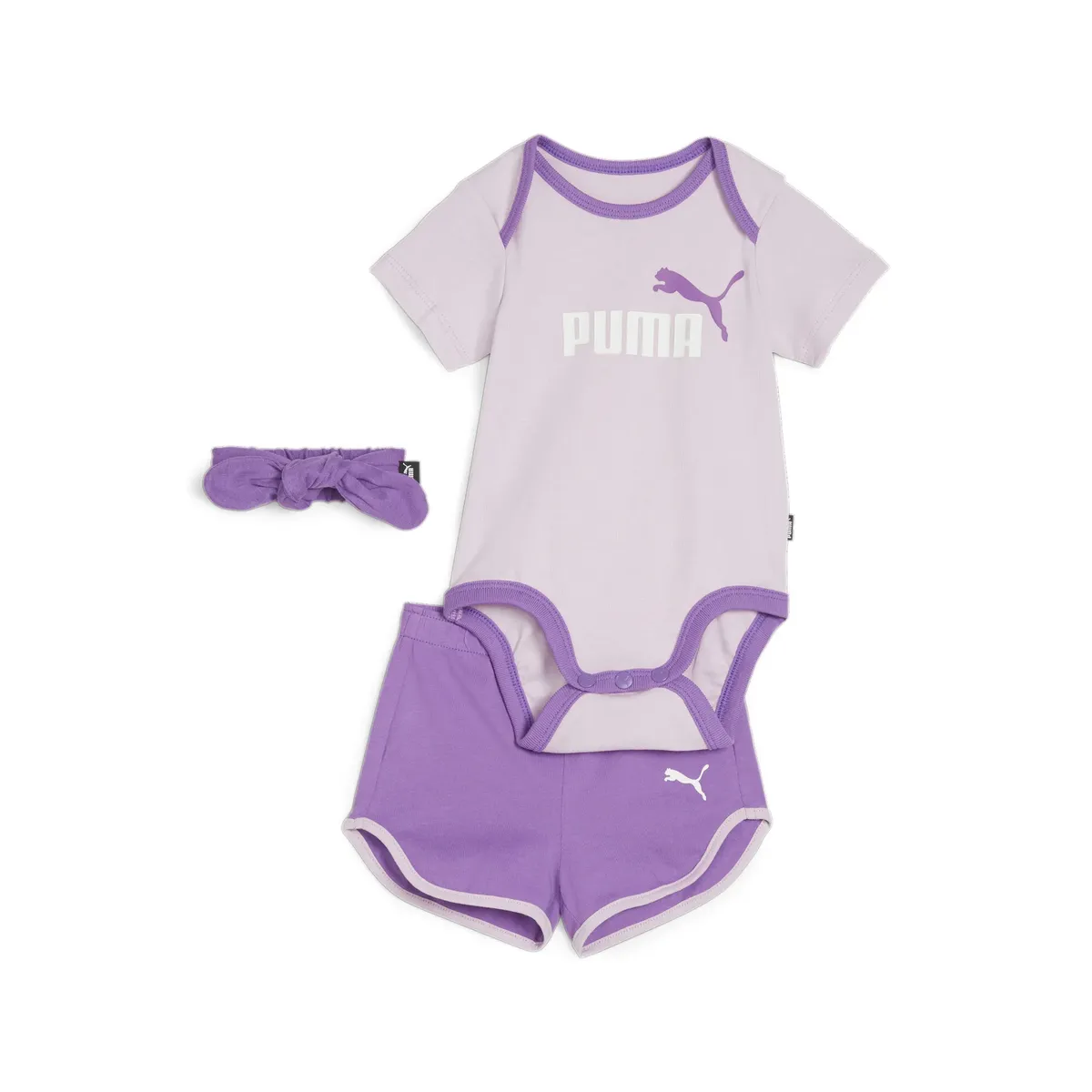

Комбинезон PUMA "MINICATS BOW BORN SET" (2 шт.), цвет Grape Mist