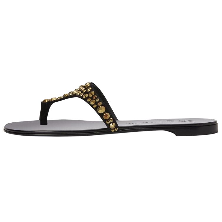 /GZ Nebula Шлепанцы женские черные Giuseppe Zanotti, Black