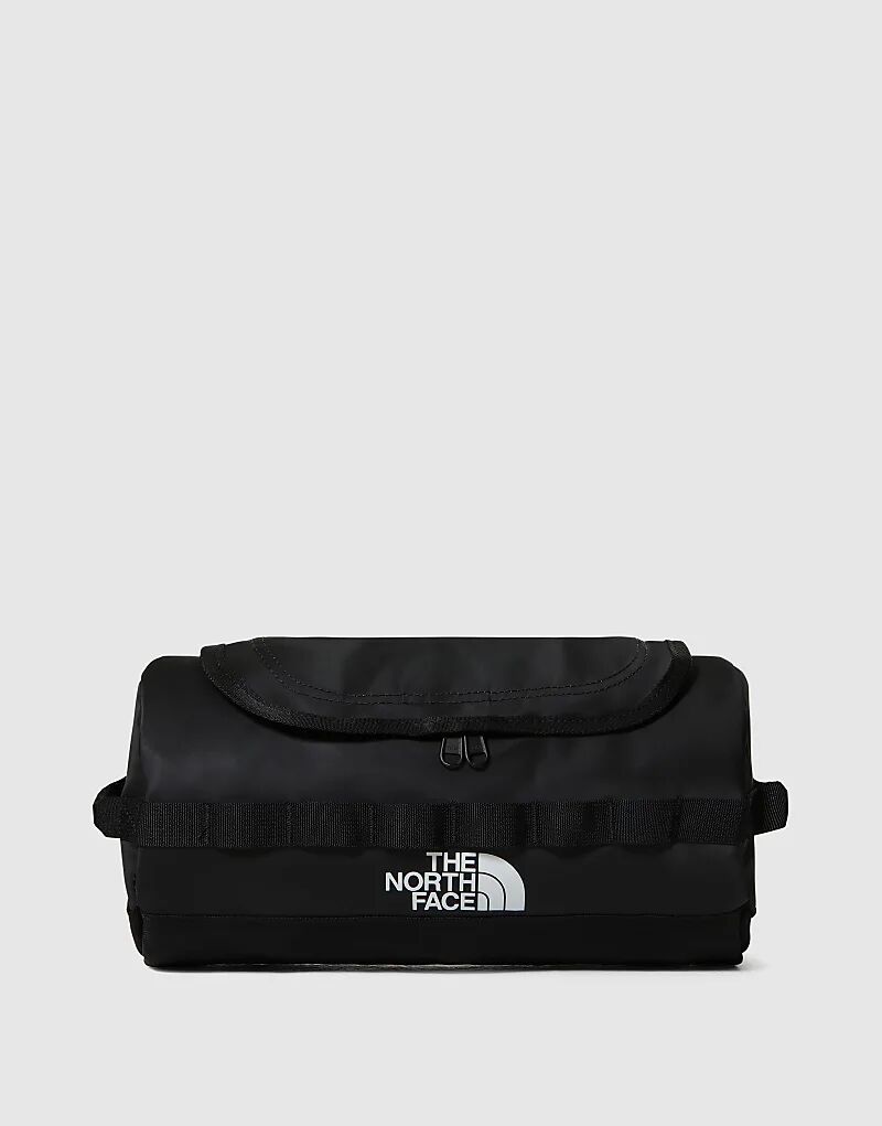 

Большая дорожная косметичка для базового лагеря North Face в черно-белом цвете