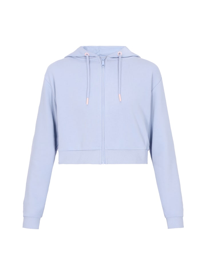 

Женская толстовка с капюшоном светло-голубого цвета myMo