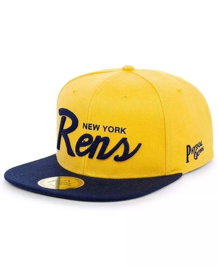 

Мужская золотая бейсболка New York Rens Black Fives Snapback Adjustable Physical Culture