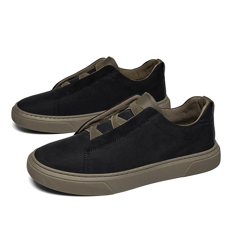 CALIFBULL Мужские повседневные кроссовки низкие черно-серые серые, цвет Gray[Size 40 in This Model = Athletic Shoes 41] — фото 4