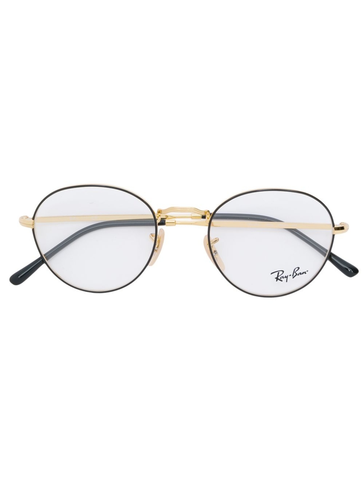 

Очки в круглой оправе Ray-Ban, металлик