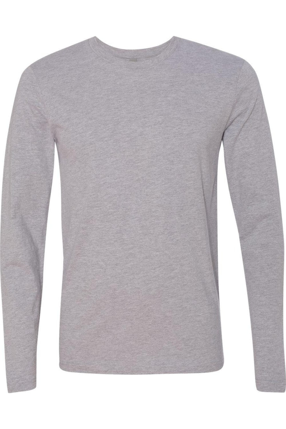 

Футболка унисекс из хлопка с длинным рукавом Next Level, цвет heather grey