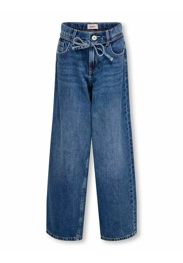 Прямые джинсы koggianna с очень высокой талией и свободным кроем. Only Girls, Medium Blue Denim — фото 4