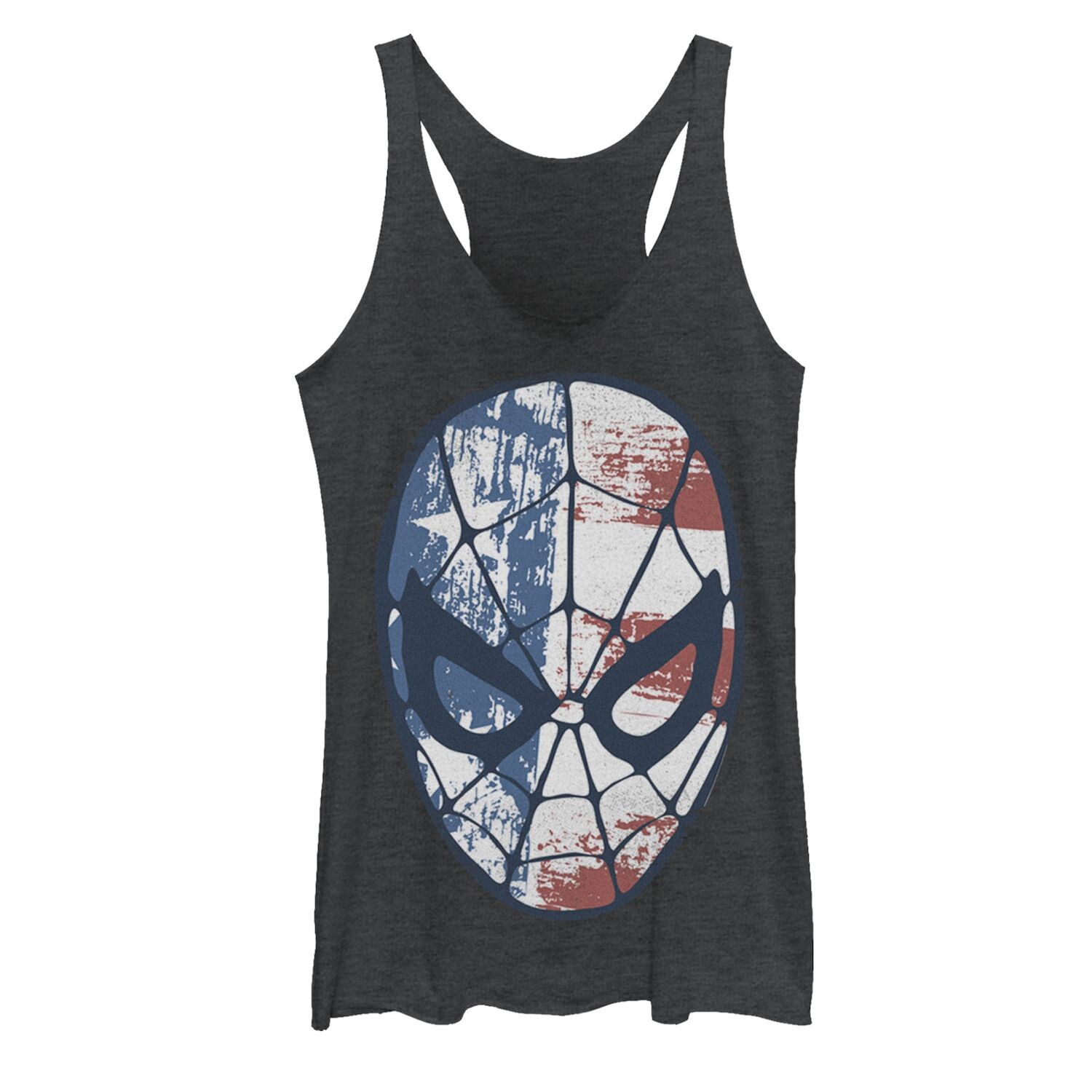 

Майка с винтажным графическим рисунком и изображением американского флага Marvel Spider-Man для юниоров Marvel
