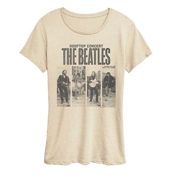 

Футболка с принтом The Beatles в винтажном стиле Licensed Character, Beige