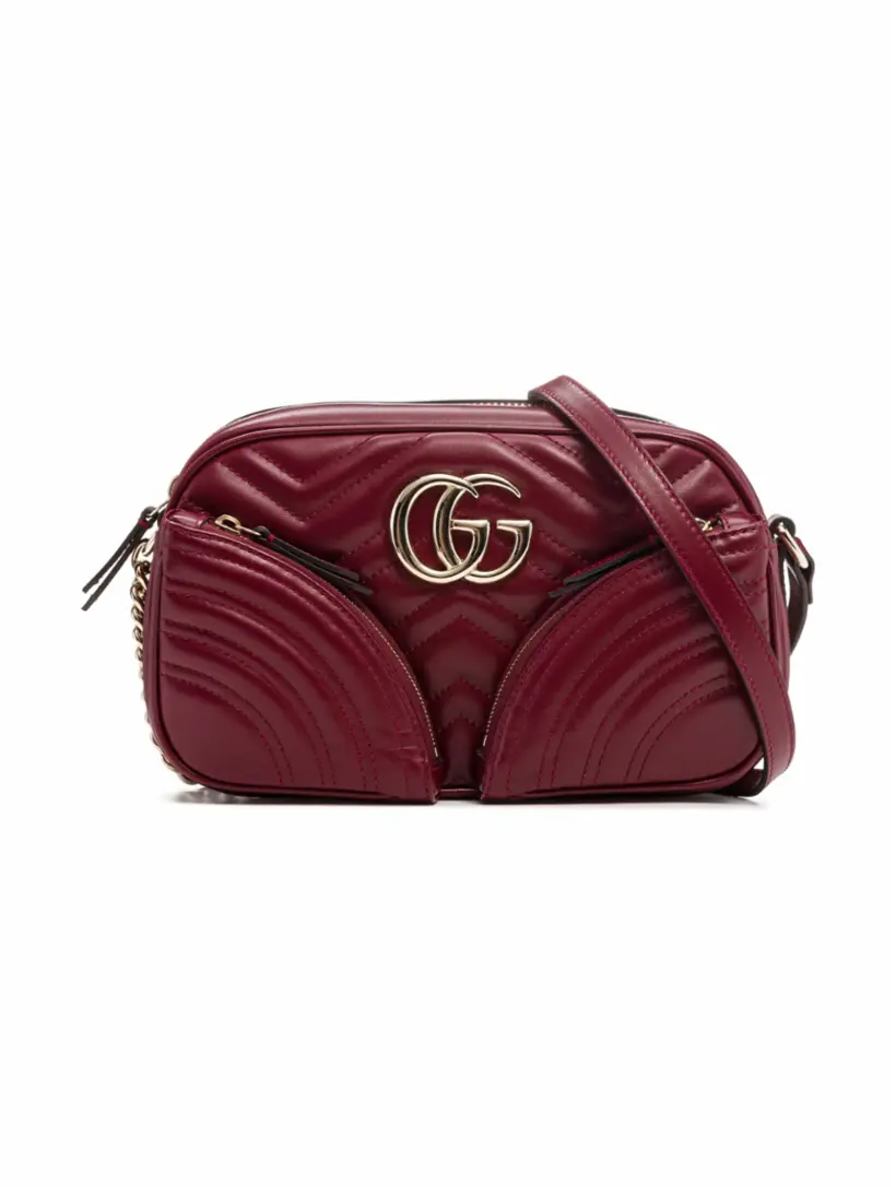 

Сумка на плечо GG Marmont Gucci, бордовый